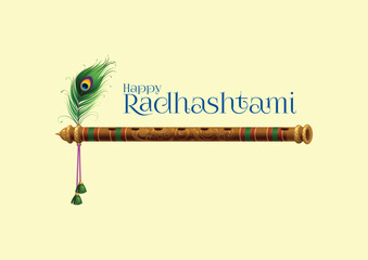 Happy Radhasthami Festival, Celebration, Radhe Krishna