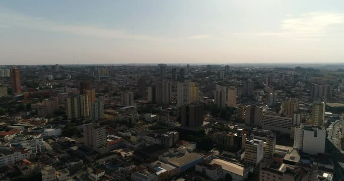 A panoramic view of the central region of uberaba