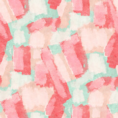 Abstract seamless pattern with acrylic painting