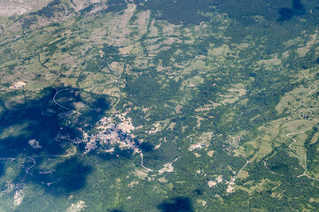 Sant Eufemia of Maiella aerial, Italy