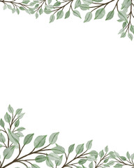 Fototapeta premium fresh green leaves background