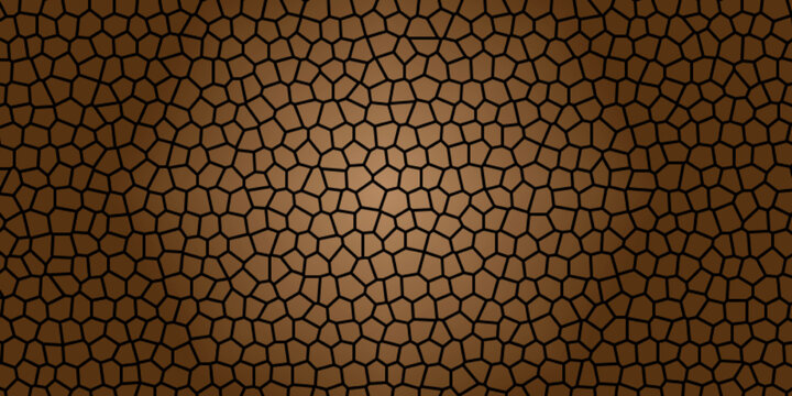 Stained glass, Abstract background, Orange honeycomb metal background