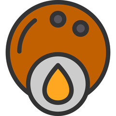 Coconut Oil Icon