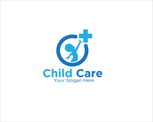 child care logo designs for medical service and clinic or hospital logo