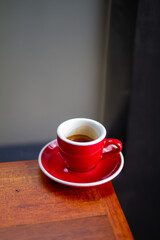 A cup of espresso