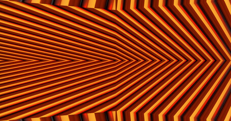 Render with orange black and yellow lines