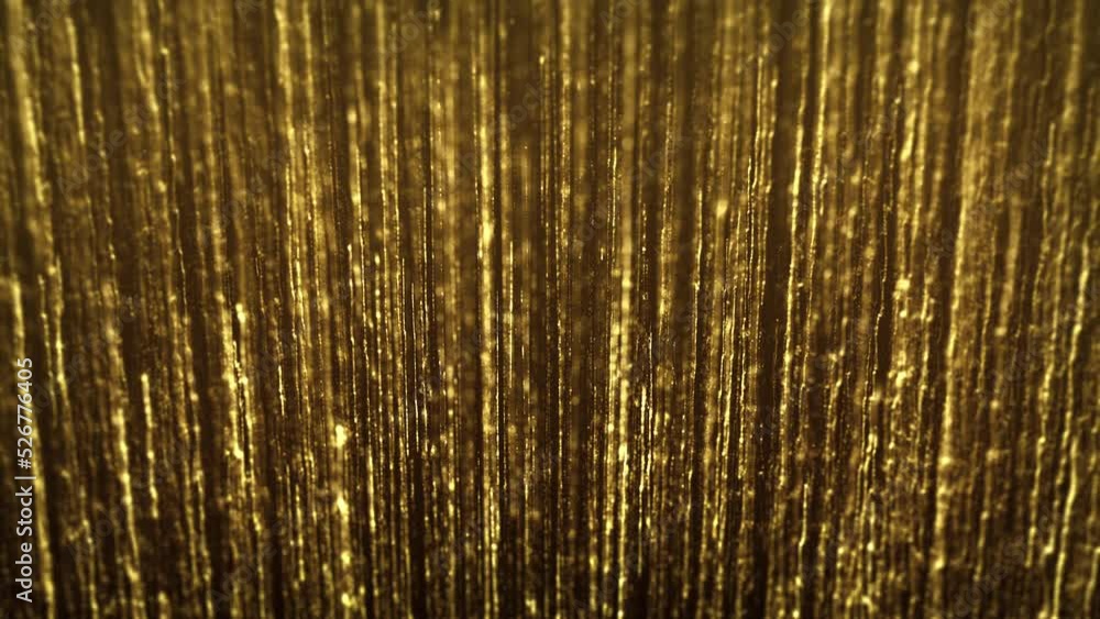 Poster abstract gold filaments bursting background/ 4k animation of an abstract wallpaper background of bur