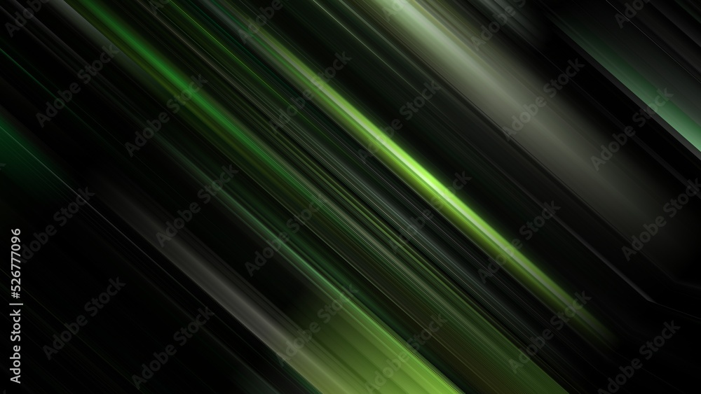 Poster abstract modern glowing lines dark background. digital hi tech abstract data center server. 3d rende