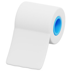 toilet paper 3d render icon illustration