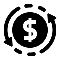 Conversion Rate Economy Icon