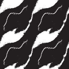 Abstract Brush Strokes Seamless Pattern Design