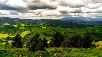 Obraz premium tatry, karpaty, polska, słowacja, góry , wschód słońca, zachód słońca, sunset, sunrise, pieniny