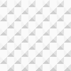 Grey square on white background and grey seamless pattern.