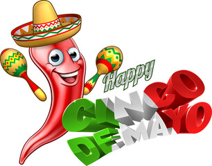Cinco De Mayo Chilli Pepper Design