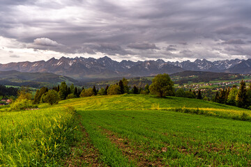 Fototapeta premium tatry, karpaty, polska, słowacja, góry , wschód słońca, zachód słońca, sunset, sunrise, pieniny