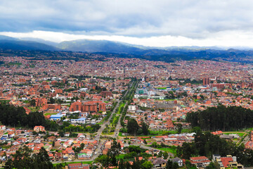 Vista panorámica de Cuenca - Ecuador - obrazy, fototapety, plakaty