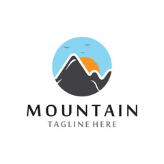 Fototapeta premium Mountain icon Logo