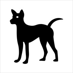 Dog icon Vector illustration on white background. Animal Logotype concept. Logo design template.