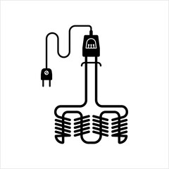 Water Heating Coil Icon M_2208001