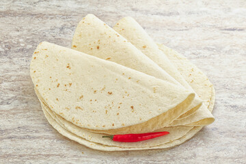Mexican Tortilla circle bread for cooking