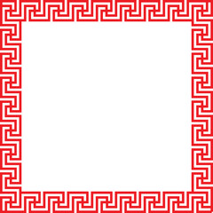 Manji Style Border Square