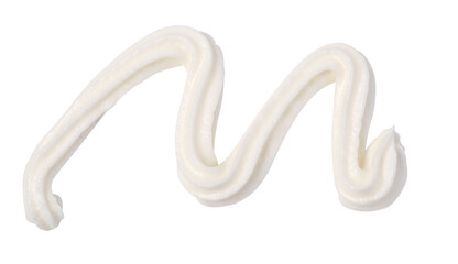 Cream isolated on transparent background,