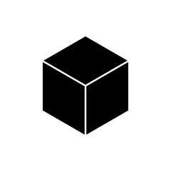 cube Icon. In Trendy Design Vector. vector illustration on white background