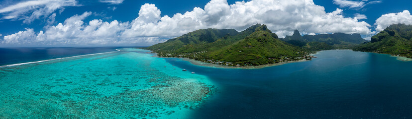 Panoramic Drone Photos French Polynesia Moorea Fakarava © Ashley Kaye