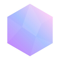 hexagon gradient glass background
