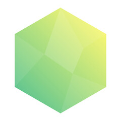 hexagon gradient glass background
