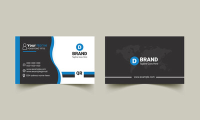 Modern Business Card - Creative and Clean Business Card Template.