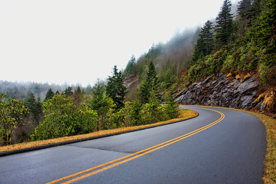 Blue Ridge Parkway in Western North Carolina