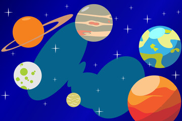  Space vector illustration