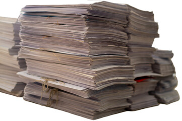 sterta akt lub makulatury i archiwum