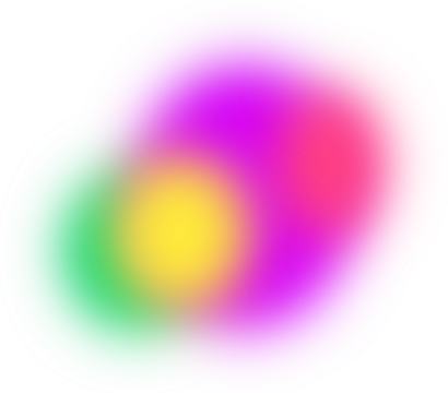 Colorful Blurry Abstract Shape