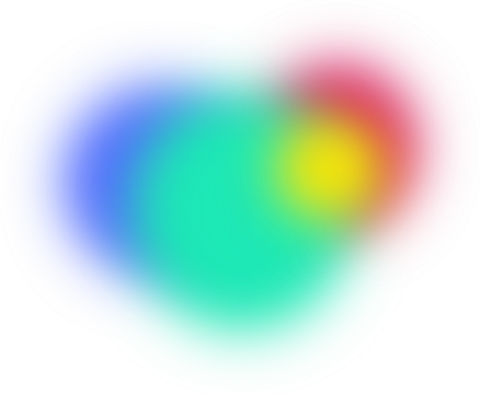 Colorful Blurry Abstract Shape