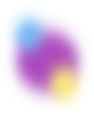 Colorful Blurry Abstract Shape