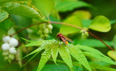 dragonfly on a leaf