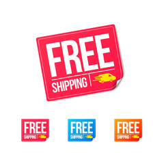 Free Shipping Shopping Sticker Set