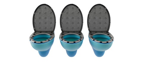 bathroom furniture concept, toilet