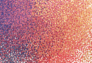 Light Red, Yellow vector pattern with spheres.