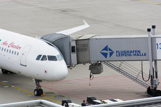 Gangway an Flugzeug
