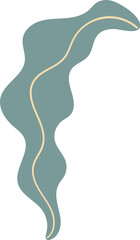 Branches with fruits and flowers of orange, pomegranate, lemon, peach in the night garden