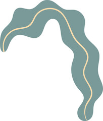 Branches with fruits and flowers of orange, pomegranate, lemon, peach in the night garden