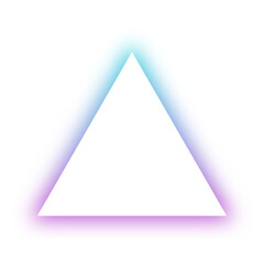 neon shadow triangle background
