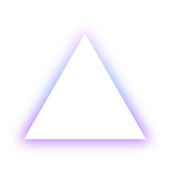 Fototapeta premium neon shadow triangle background 
