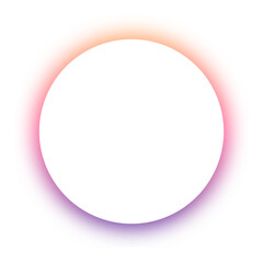 neon shadow round background
