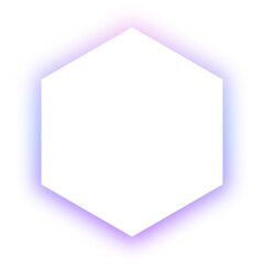 neon shadow hexagon background
