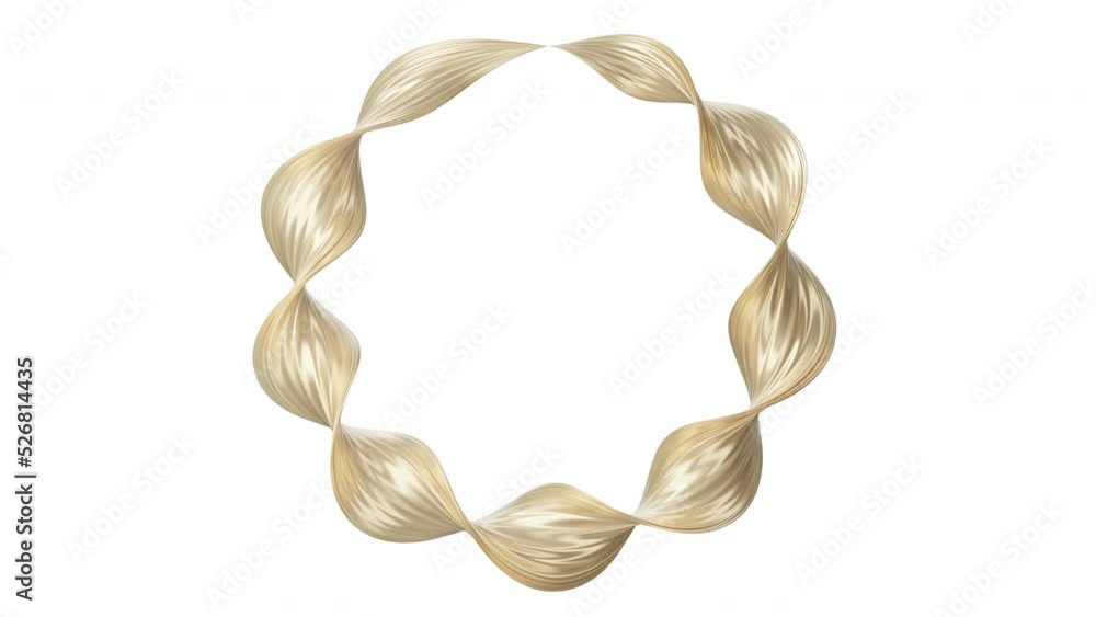 Poster abstract flowing curve lines with alpha channel, 3d rendering.