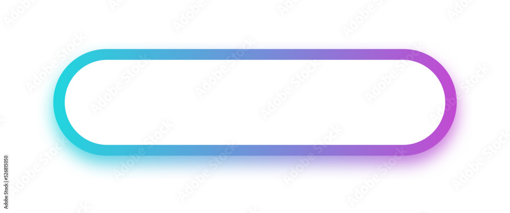 Wall mural neon gradient line shape